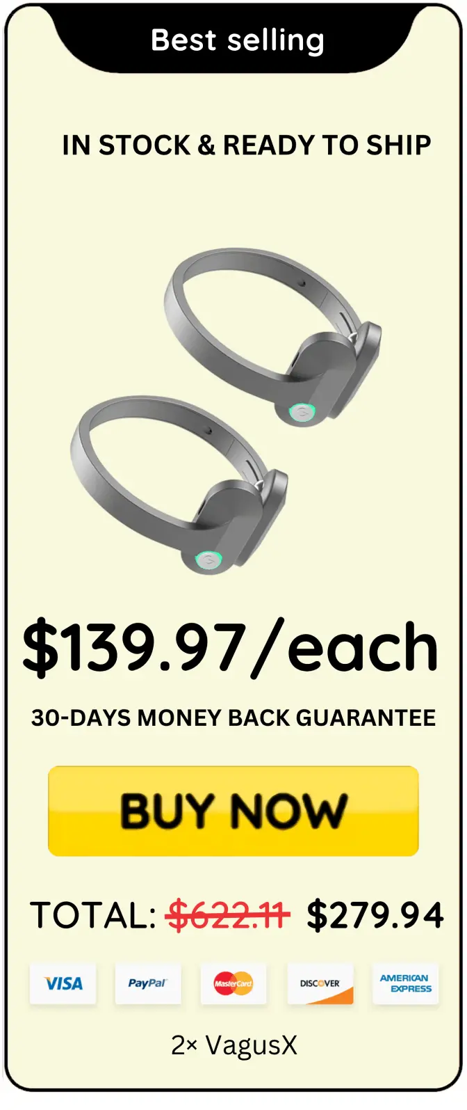 VagusX offer price